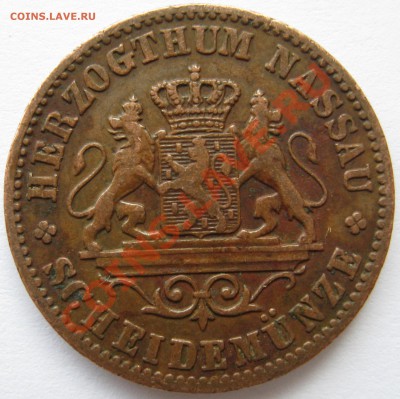 Кто собирает монеты Пруссий? - 1 kreuzer 1861 rev.JPG