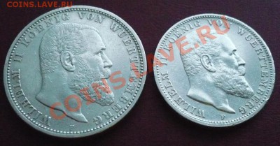 Германия 3 и 5 марок 1912, -07гг - Вильгельмы(1).JPG