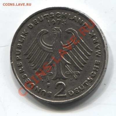 Германия 2 марки 1975 до 14.02.11 в 22.00мск - BRD1975