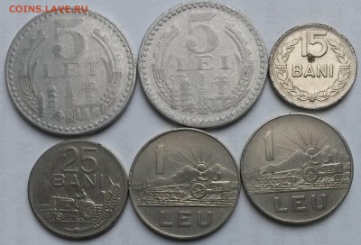Румыния.  6 монет.  До 24.04.17  22.00 - 2