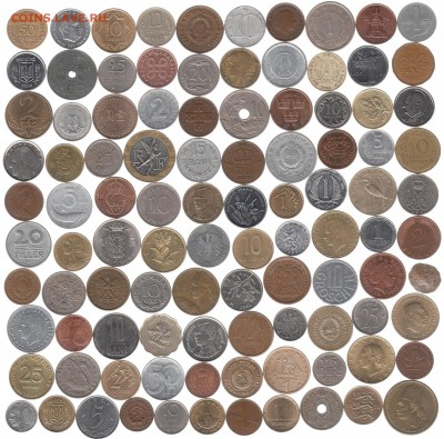 Иностранные монеты 101 шт. до 22.04 в 22.00 - 1