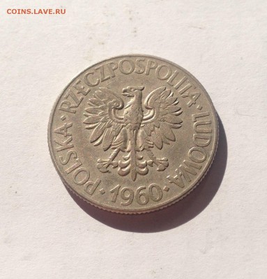 10 злотых Польша , Костюшко , 1960г. , до 25.04.17г. - 10зл.костюшко-1