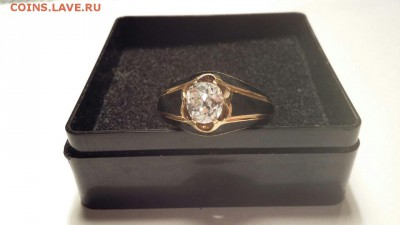 Золотое кольцо 1844 года с бриллиантом 1.47карата. - IMG-20160817-WA0012