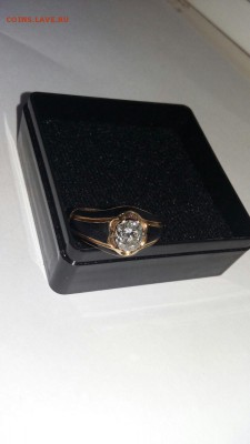 Золотое кольцо 1844 года с бриллиантом 1.47карата. - IMG-20170217-WA0014