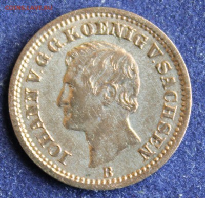 С 1 руб. САКСОНИЯ 1 новый грош 1868г. ИОАНН-V до 25.04. - IMG_5927.JPG