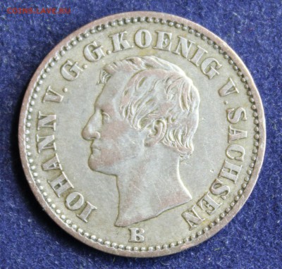 С 1 руб. САКСОНИЯ 2 новых гроша 1873г. ИОАНН-V до 25.04. - IMG_5933.JPG