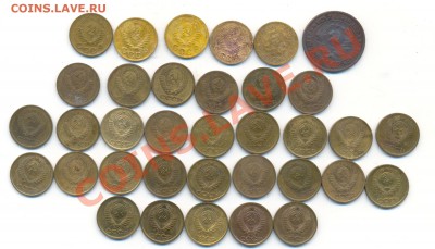 Набор  копеек  от  1924г  до  1990года из 35 шт - Набор копеек-2
