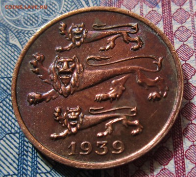 ЭСТОНИЯ 1 сент 1939. НЕЧАСТЫЙ. Предпродажный. - 037.JPG