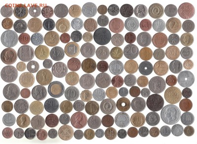 Иностранные монеты 120 шт. до 22.04 в 22.00 - IMG