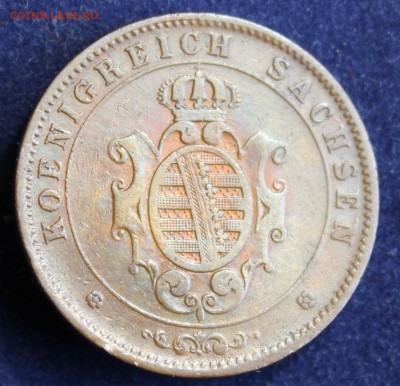 С 1 руб. САКСОНИЯ 5 пфеннигов 1862г. В КОЛЛЕКЦИЮ! до 26.04. - IMG_5971.JPG