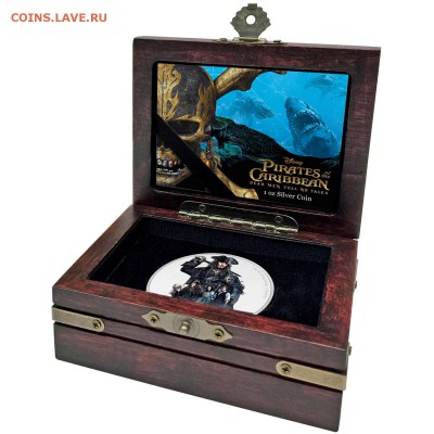 Монеты с Корабликами - 2017-NZM-Pirates-Caribbean-5-BOX
