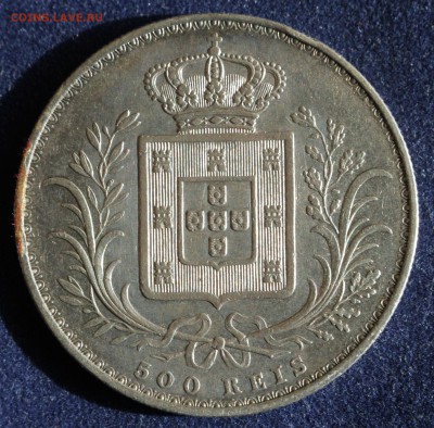 C 1 РУБ. ПОРТУГАЛИЯ 500 рейс 1889г. ЛЮДОВИК-I до 27.04. - IMG_5992.JPG