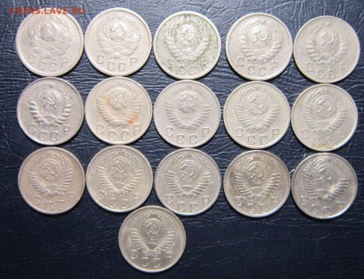 10 копеек 1935-57гг. погодовка-16шт. до 25.04 в 22.00 - 10к35-2