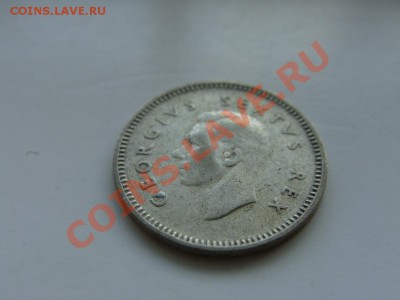 Южная Африка- 3 пенса 1952 Георг VI до 14.02.11 в 22.30 М - 3 пенса-1 1952