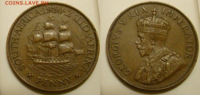 10 марок 1997 Германия, пенни 1930 ЮАР - DSC09198.JPG