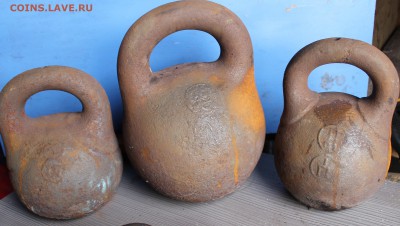 Гири 1 пуд и 2 пуда, дореволюционные. - IMG_6062.JPG