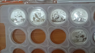 КИТАЙ - 10 юаней ПАНДА (серебро) - DSC_1643.JPG