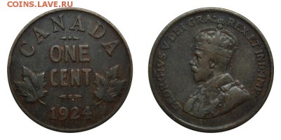 Мелкие номиналы Британских колоний - canada1924