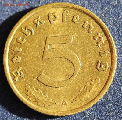 С 1 руб. III-й РЕЙХ 5 пфеннигов 1939г."А"  до 29.04. в 22-00 - IMG_5389.JPG