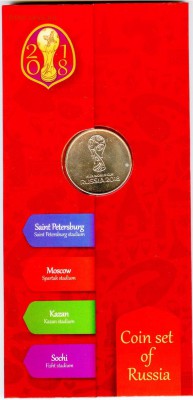 25 рублей ЧМ по футболу Буклет- 2 монеты, 21.00 мск 29.04 - футбол-1