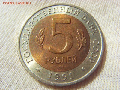 КК 5 руб. 1991 Винторогий козел до 29.04.2017 - SDC14789.JPG