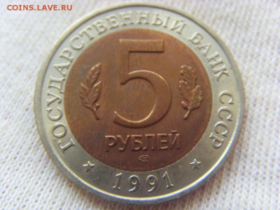 КК 5 руб. 1991 Винторогий козел до 29.04.2017 - SDC14788.JPG