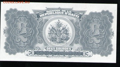 ГАИТИ 2 ГУРДА 1992 UNC ДО 29.04 22:00 МСК - 12 001