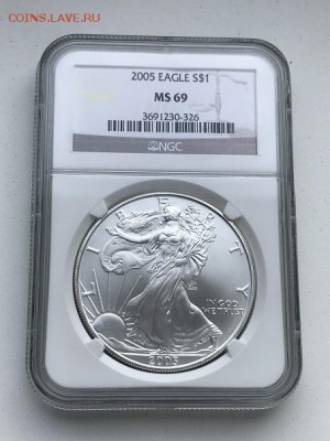 США 1 ДОЛЛАР 2005 год.в слабе NGC MS 69 - IMG_0794.JPG