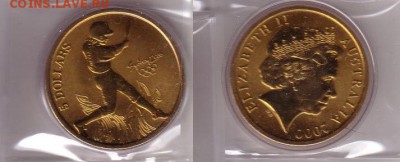 Австралия 5$ долларов 2000 Софтбол - софтбол.JPG