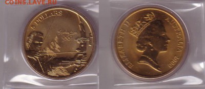 Австралия 5$ долларов 2000 Стрельба из лука - стрельба лук.JPG