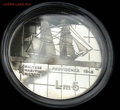 Мальта набор 5 лир  1984 "морская история" - 20170424_135721