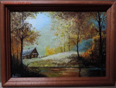 КАРТИНА   "У лесной Заимки" холст,масло. - DSCN4622
