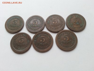 Португалия 5 сентаво 1927 7шт. до 22-00 26.04.17 - 20170423_163243