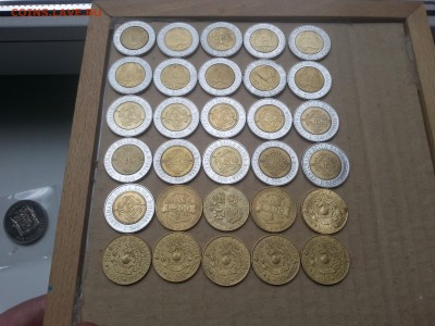 30 штук юбилейная Италия 200-500 лир до 22-00 26.04.17 - 20170423_112137