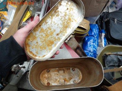 Котелок дюралий солдатский  очень    бу 1 шт - DSC09731.JPG