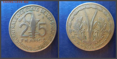 Западная Африка,25 франков 1978г - 50