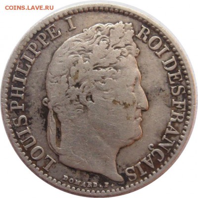 2 франка, 1837, Луи Филипп I до 30.04.2017 - lot-243436-2