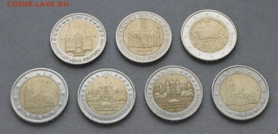 7 монет по 2 евро, Германия, юбилейные, с номинала до 27.04 - 2euro2006-11a