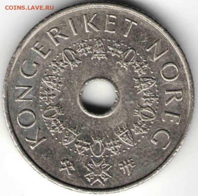 Норвегия 5 крон 1998 г. до 24.00 01.05.17 г. - им23