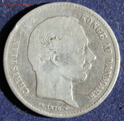 С 1 РУБ. ДАНИЯ 1 крона 1876г. ХРИСТИАН-IX до 1.05. в 22-00 - IMG_6126.JPG