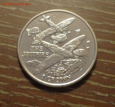 ФОЛКЛЕНДСКИЕ о-ва - САМОЛЕТ СПИТФАЕР до 2.05, 22.00 - Фолклендские о-ва крона Спитфайр (самолеты)_1