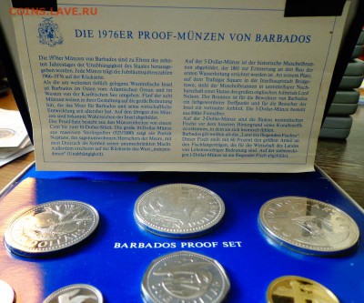 БАРБАДОС - шикарный набор 1976 коробка до 2.05, 22.00 - Барбадос набор в коробке_2