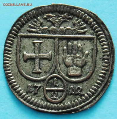 2 (крейцер?) 1712 - 765