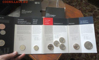 Великобритания, годовой набор, 2016 год, 16 монет - DSC02973.JPG