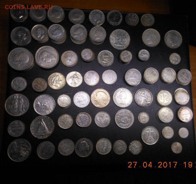172-ве серебряных монет общий Вес 784.11грамм. - DSCN8981