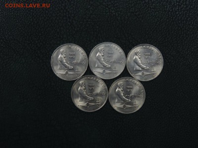1 рубль 1991 г. ЛЕБЕДЕВ UNC  5ШТ. - DSCN2797