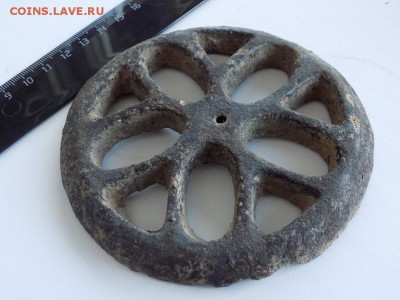 колосник на самовар 110мм,медь.вес 530гр - DSCN5602.JPG