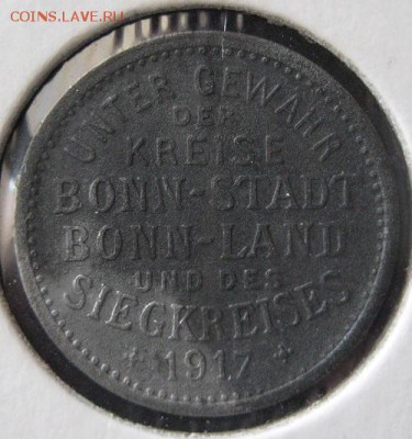 Нотгельд 5 пф. 1917, Bonn, до 22.00 2.05. - IMG_6958.JPG