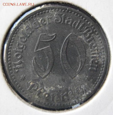 Нотгельд 50 пф. 1921, Bremen, до 22.00 2.05. - IMG_6975.JPG