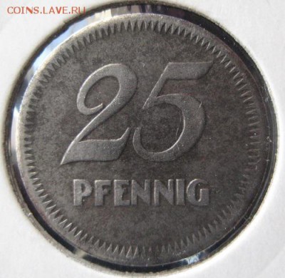 Нотгельд 25 пф. 1919, Mannheim, до 22.00 2.05. - IMG_6981.JPG